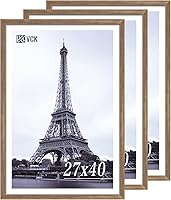 Vista 31 de VCK 8x10 Picture Frames - Black, Wide Border Solid Wood Frame, Display Photo in Horizontal and Vertical, for Home, Office, Gallery, Woodgrain