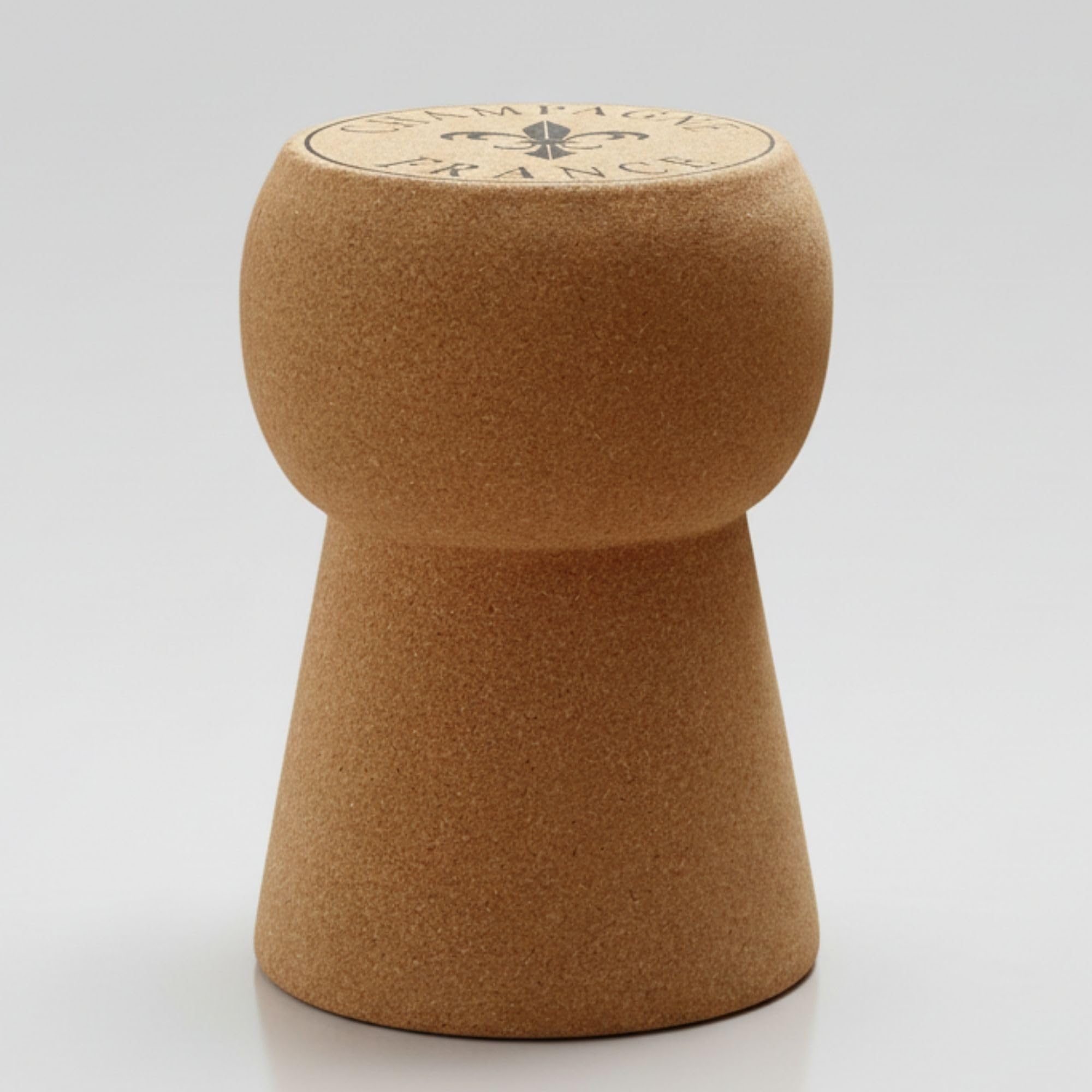 Tabouret en Liège Libaro - Design Vintage Rond pour Salle de Bain ou Table d'Appoint