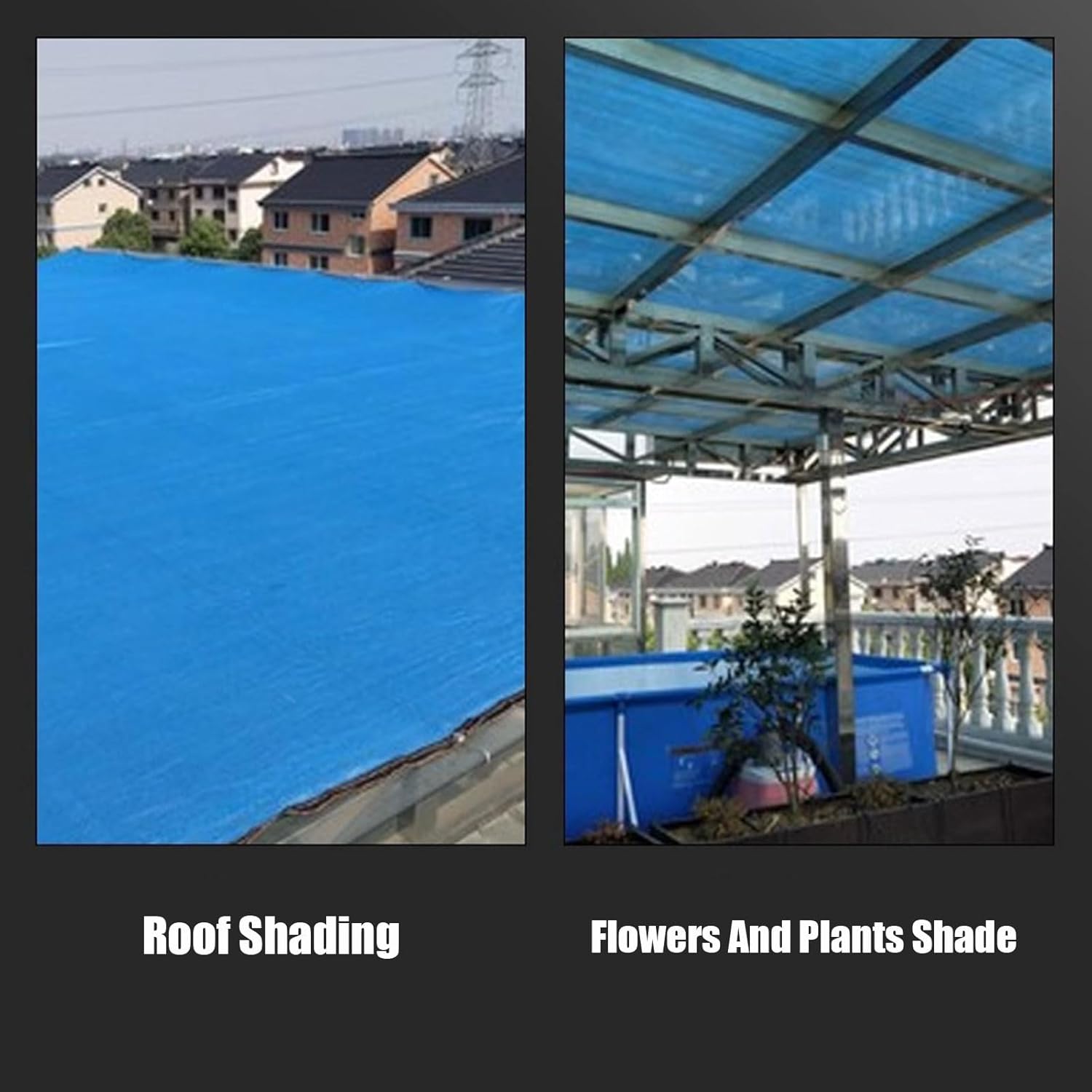 Shade Cloth for Garden 39x52ft, Sun Shade Cloths Easy Install, Shade Net for Plants, Shade Cloth with Grommets, for Pergola, Greenhouse, Plants Growing, Chicken Coop