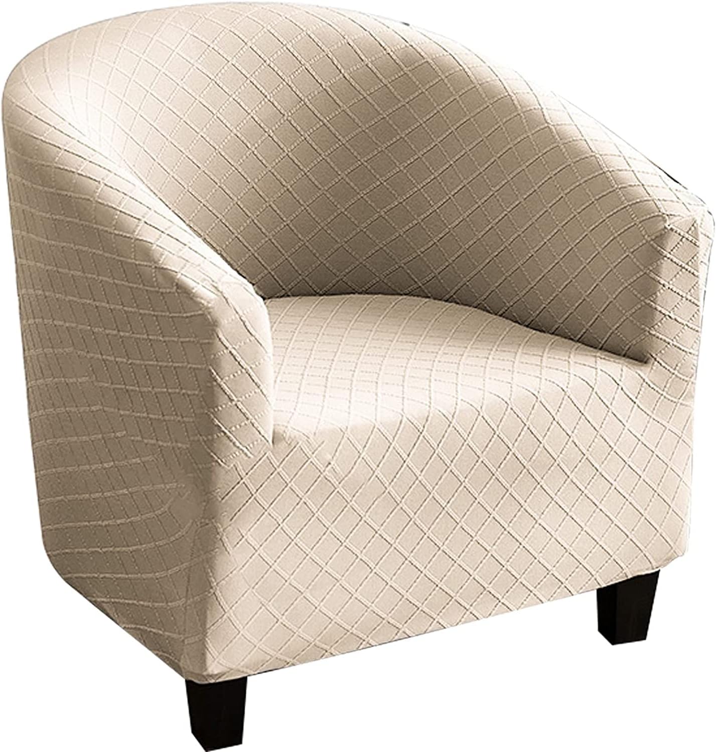 YOPOIY Club Chair Slipcover Stretch Spandex Tub Chair Cover Armchair Sofa Cover Couch Furniture Protector Pattern Arm Chair Cover for Living Room -7