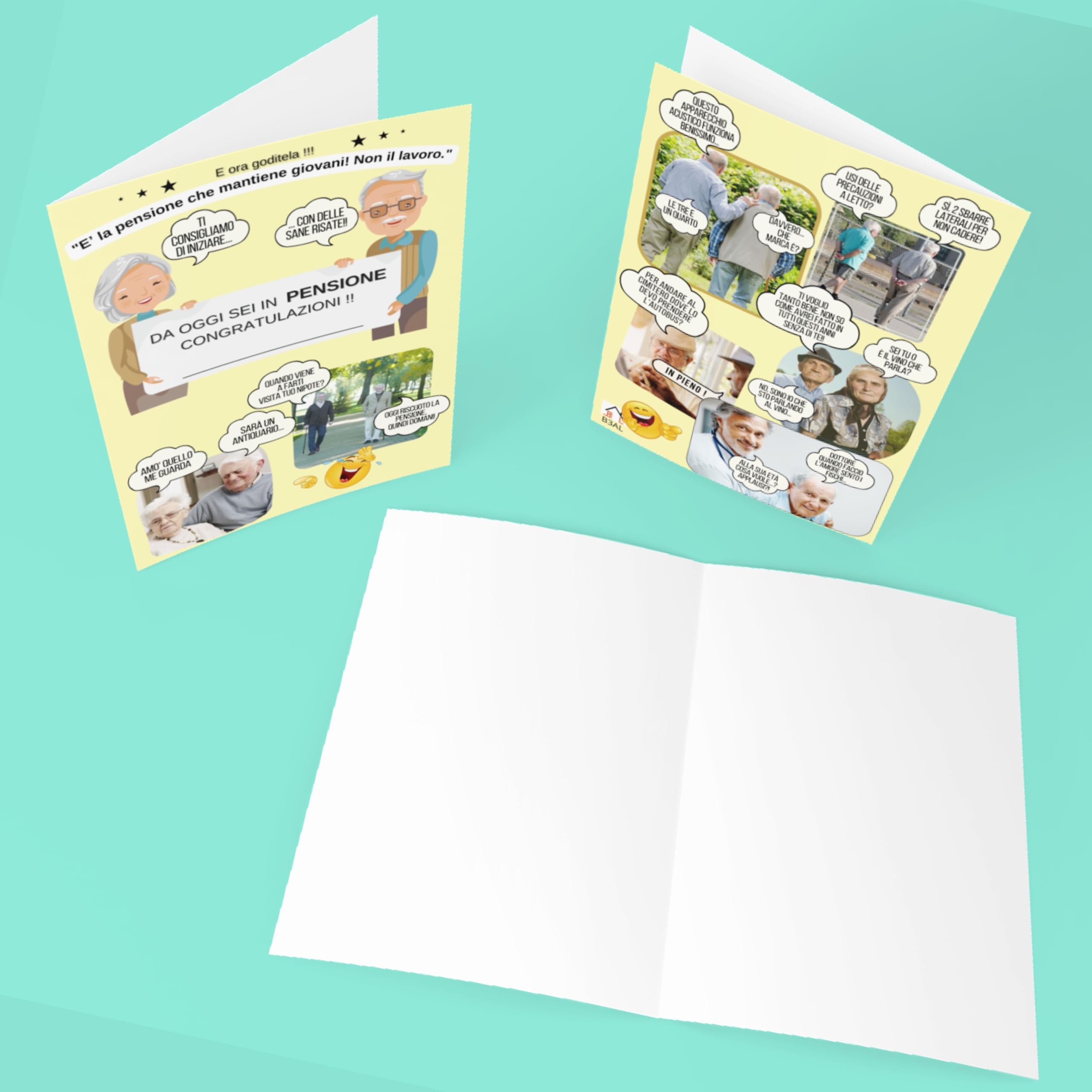 Biglietto D'Auguri Divertente Con Orsetto – 150x150 Mm, Cartone FSC, Busta Inclusa, Progettato E Stampato In Inghilterra Da Old English Company