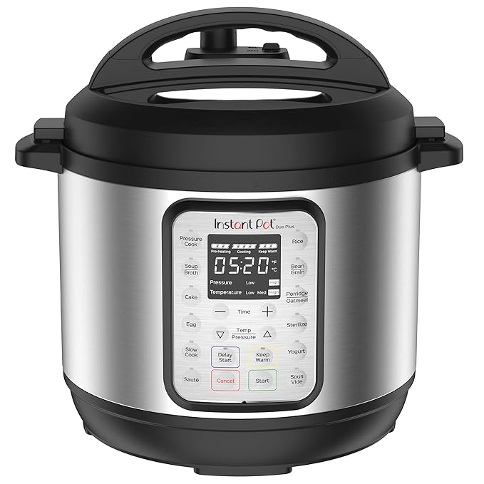 Instant Pot Duo Plus60 9-in-1 Stainless Steel Multi-Functional Outer Lid Pressure Cooker, 6 Qt at Rs. 9999