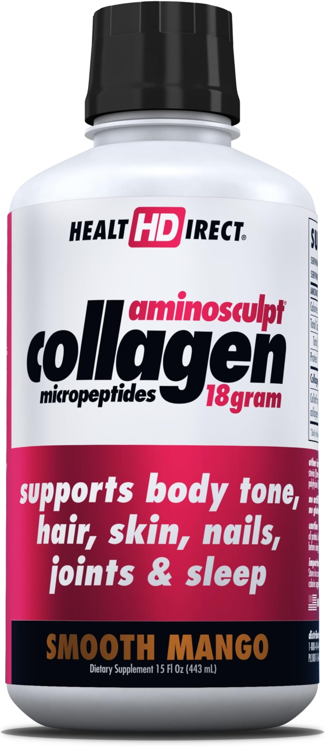 Health Direct - Aminosculpt Sugar-Free Natural Mango 15 Fl. Oz.
