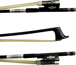 Arco Violino Fibra carbono 4/4 Profissional Premium Gold Talão Trabalhado