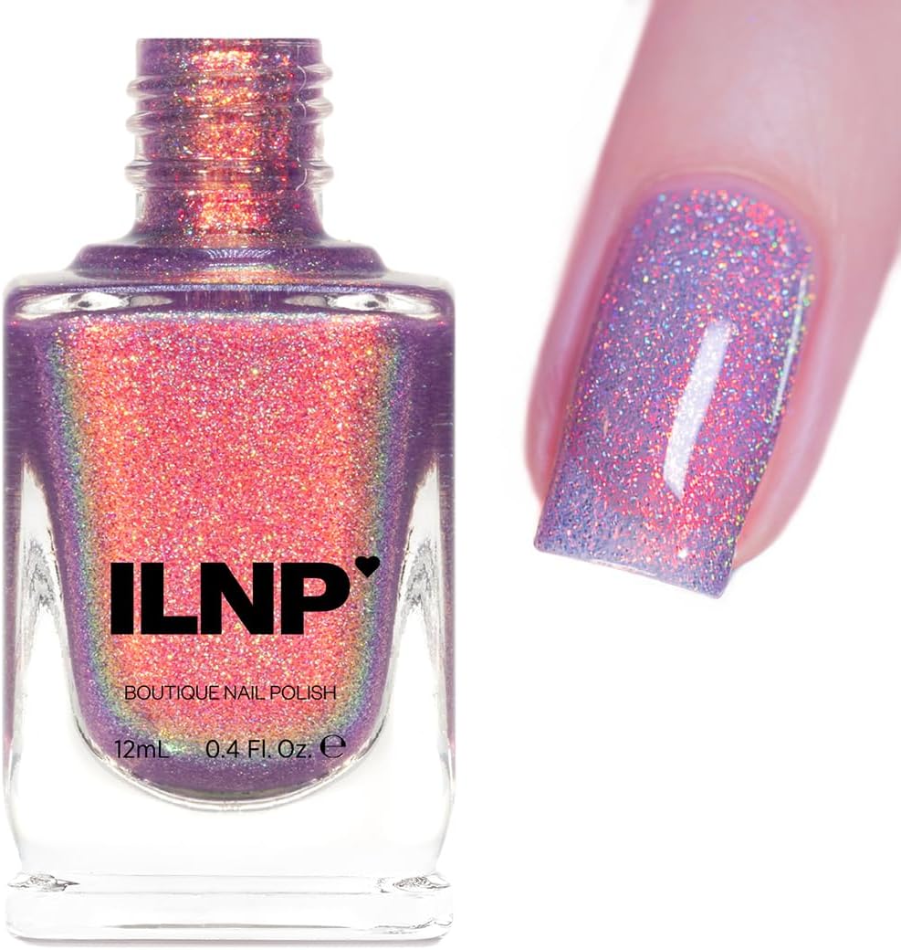 ILNP Fairy Dust - Magical Violet Holographic Jelly Nail Polish