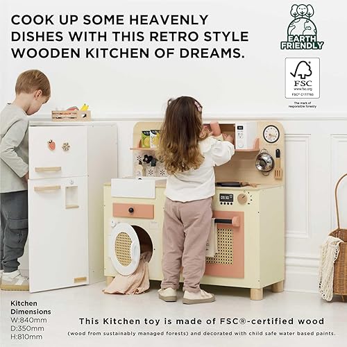 Miniatura 6 de Le Toy Van Juego de muebles de cocina de madera grande  Juego de muebles de cocina y electrodomésticos Grand - Adecuado para más de 36 meses