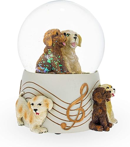 Miniatura 9 de Perros Fiesta Musical Agua Nieve Globo