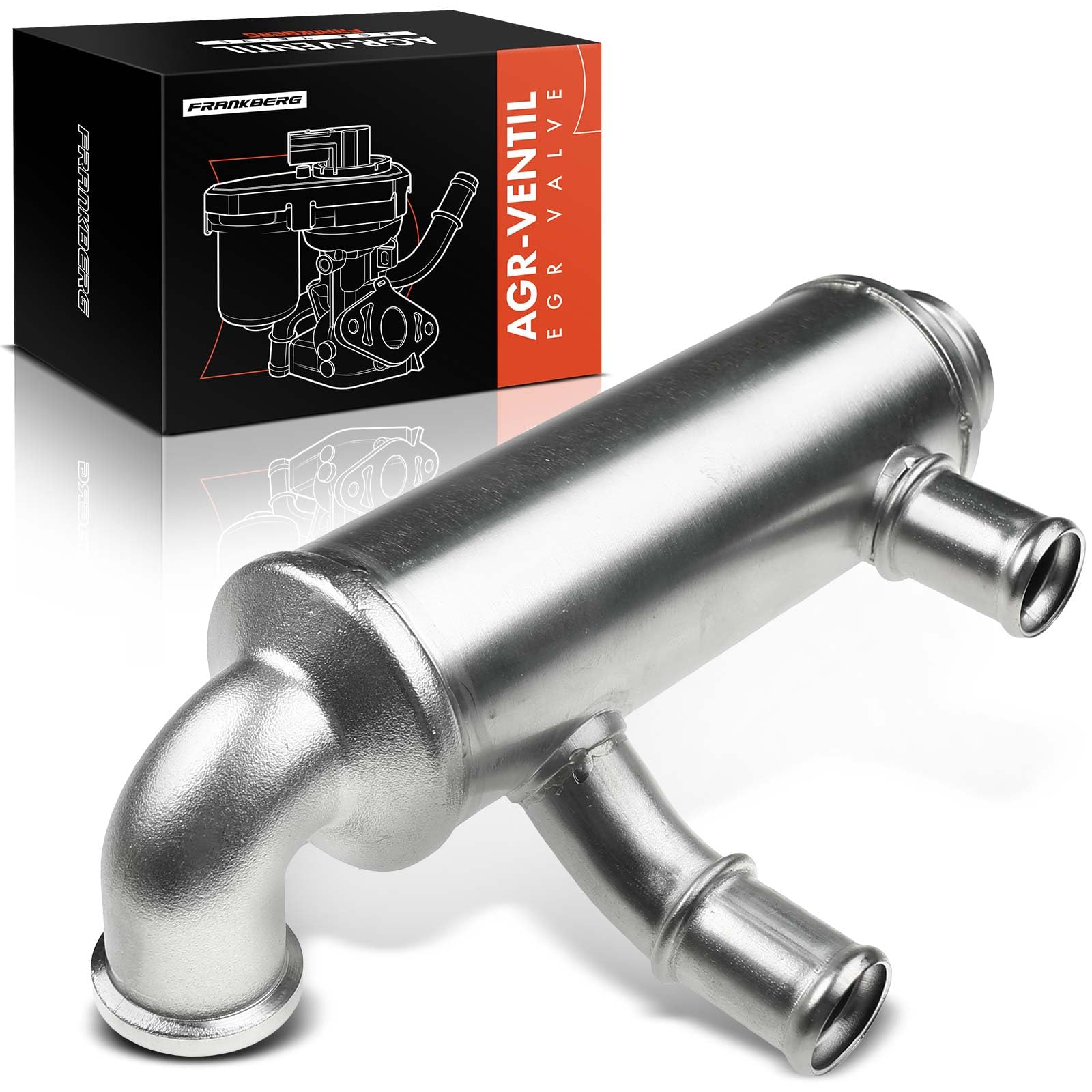 Frankberg Valvola EGR per il ricircolo dei gas di scarico modelli dal 2006 | Compatibile con: VF7 saltellante, S40 II 544, Berlingo/Berlingo Primo monovolume GFK GJK MF, V50 545, Focus II Box/Estate