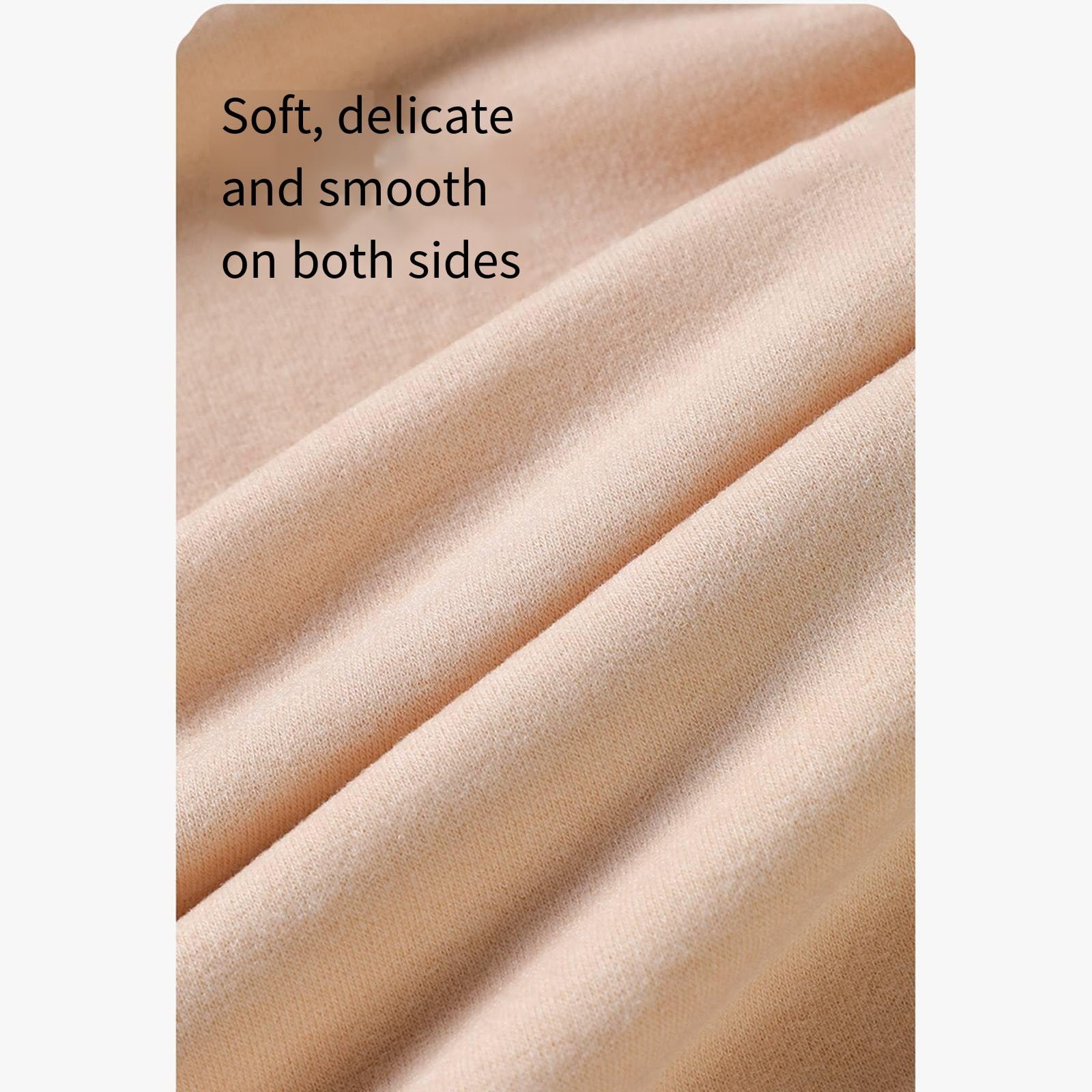 Sous-vêtements thermiques pour femmes, costume chauffant sans couture, soie et cachemire, fond épais et serré,H-L