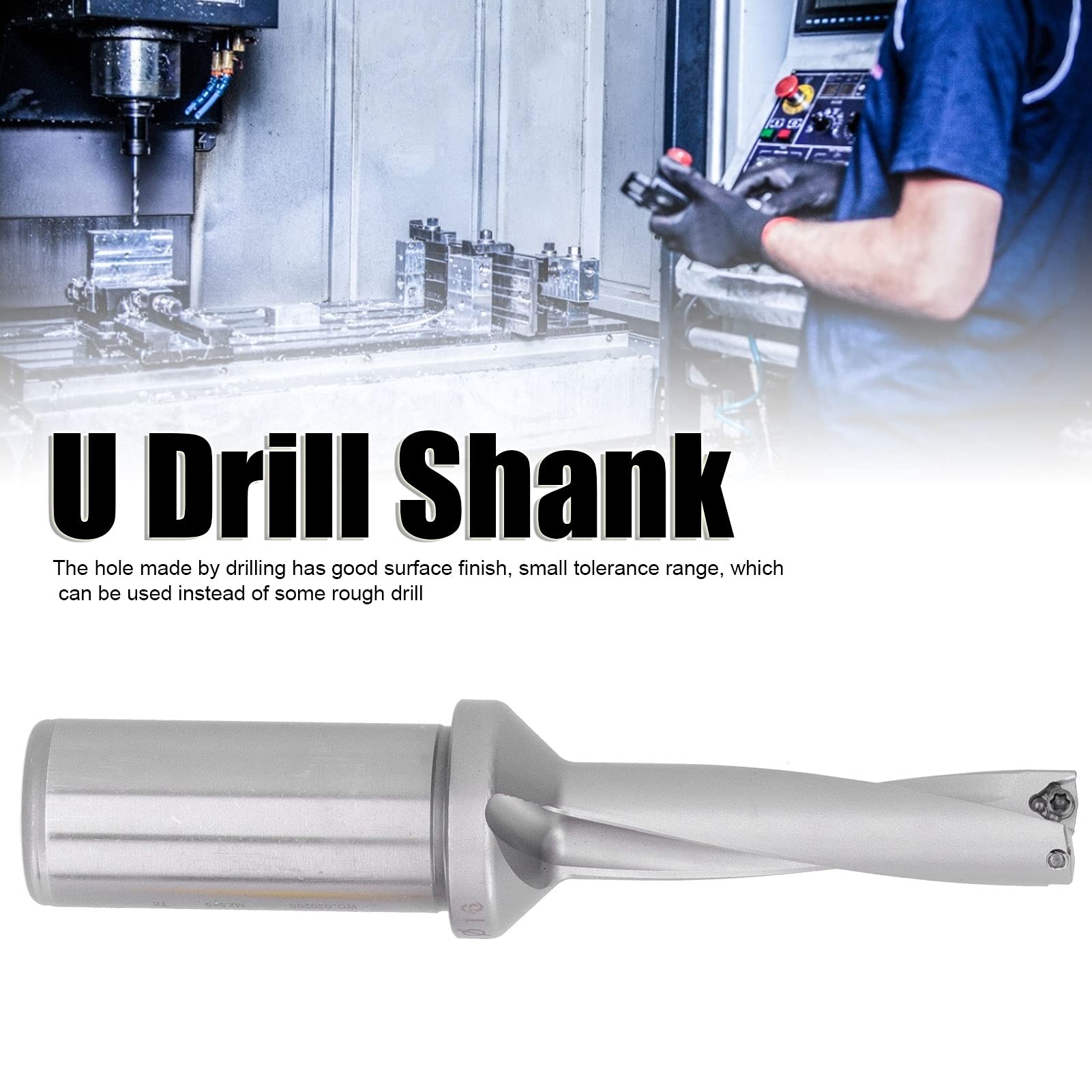 Yctze U-Bohrer-Schaftstangen-CNC-Werkzeughalter mit Schnellbohrtechnologie für Hardware-Arbeiten C25-4D16-67WC03