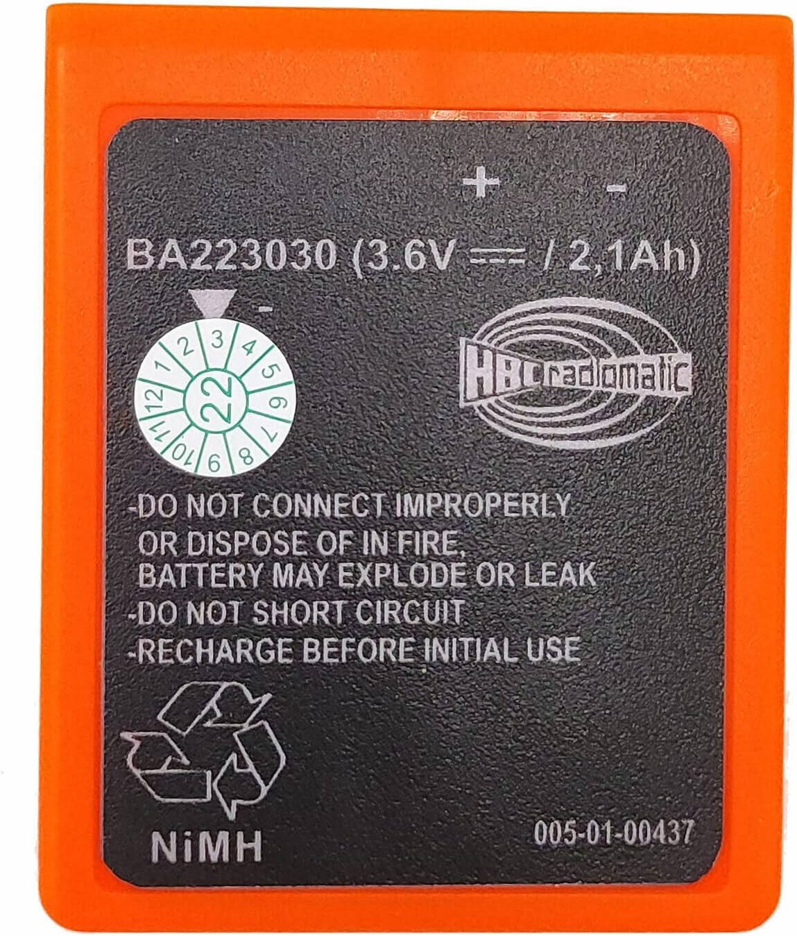3.6V 2100mAh BA223030 Rechargeable Battery for HBC Crane Remote Control