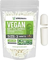 Vista 8 de XPRS Nutra Cápsulas vacías tamaño 3 – 1000 cápsulas veganas vacías transparentes – Pastillas vegetarianas – Relleno de cápsulas vegetales DIY