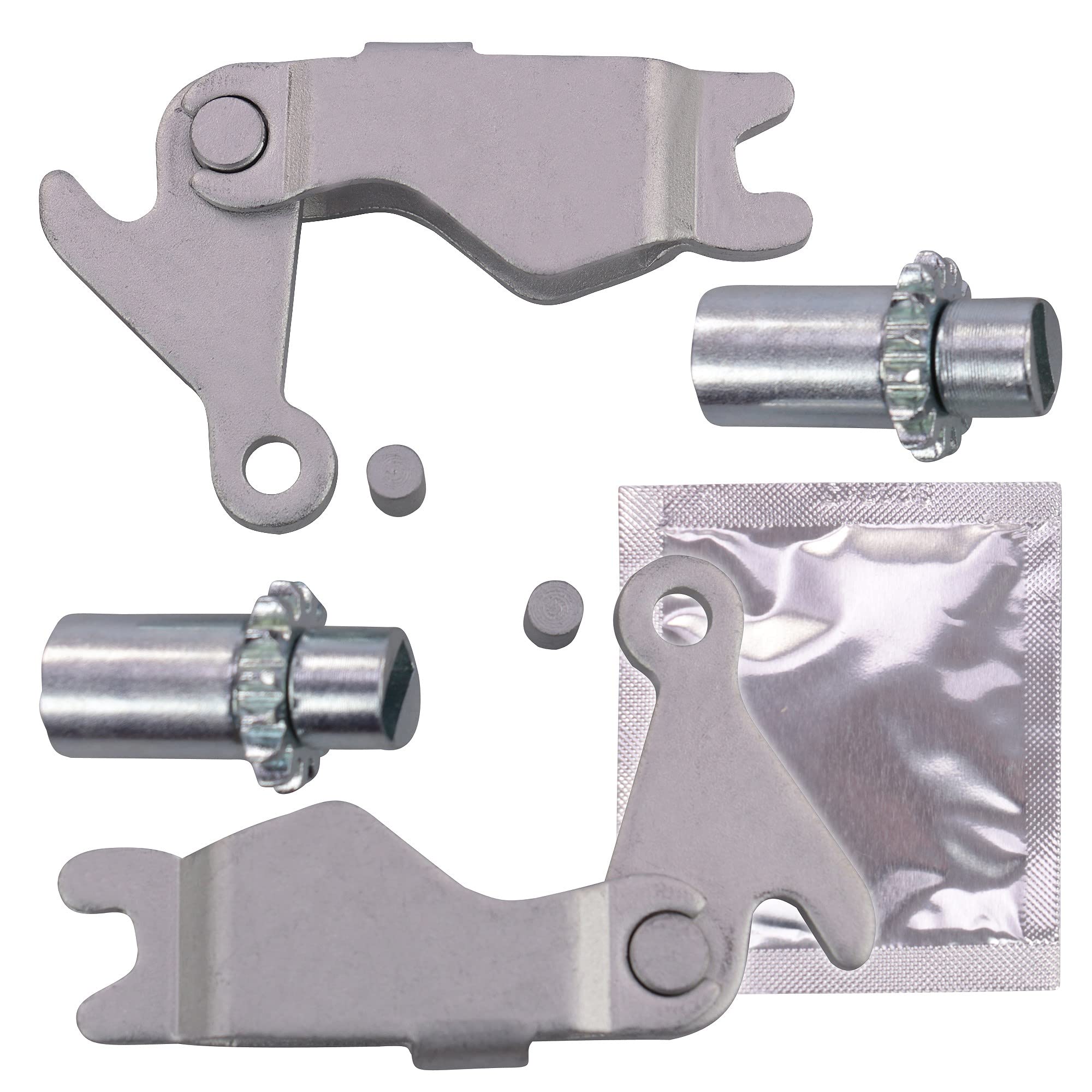 Set Ganasce Freno A Mano Posteriore Per Mercedes E Chrysler – 164x20mm Con Regolatori E Accessori