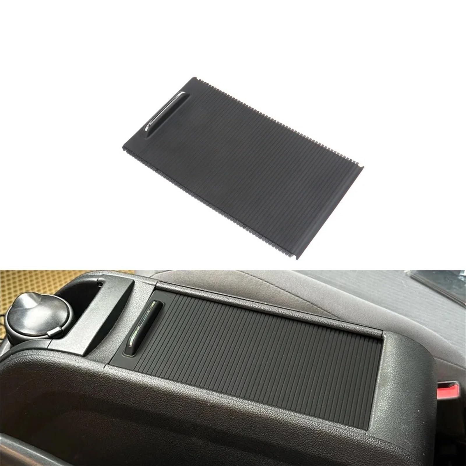 Couvercle Store Enrouleur Console Centrale Pour Citroen Pour Berlingo Pour Partner 2008-2018 Console Centrale Accoudoir Boîte Rangement Couvercle Plaque Porte-gobelet Rideau Traction