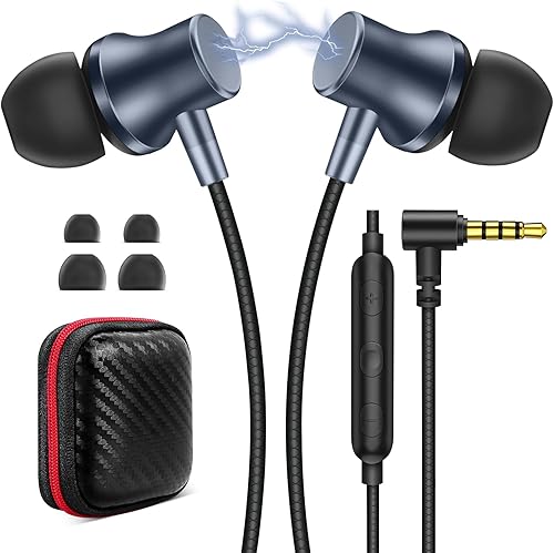 Miniatura 11 de Auriculares con cable para Chromebook, laptop, PC de la escuela, auriculares con aislamiento de ruido con conector de 3.5mm en el conector de audio,