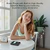 Reproductor MP3 de 128GB con Bluetooth 5.4, pantalla de 2.4", reproductor de música portátil HiFi con radio FM/altavoz HD/libro electrónico, incluye audífonos 3