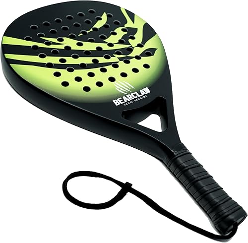 Miniatura 3 de Bearclaw Padel Racket Carbon Fiber Surface with EVA Memory, Flex Foam Core - Lightweight Padel Racquet
