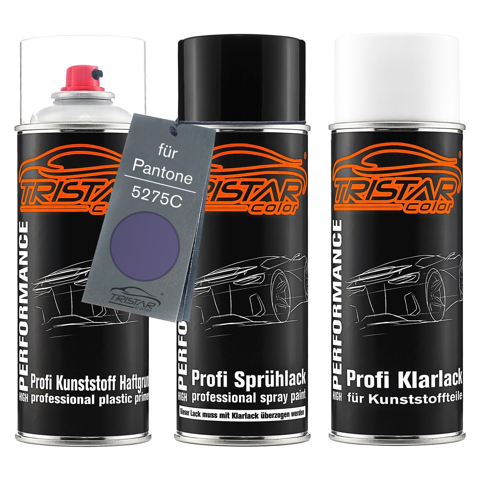 TRISTARcolor Zestaw w sprayu do tworzyw sztucznych do Pantone 5275C Violet