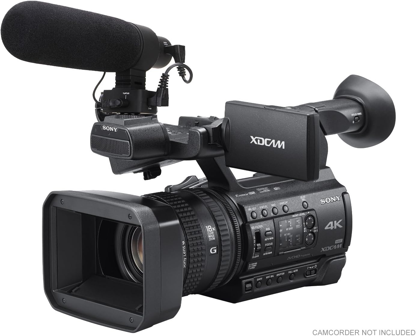 Advanced Super Cardioid Microphone for Sony PXW-X160 (Stereo/Shotgun) with Dead Cat Wind Muff