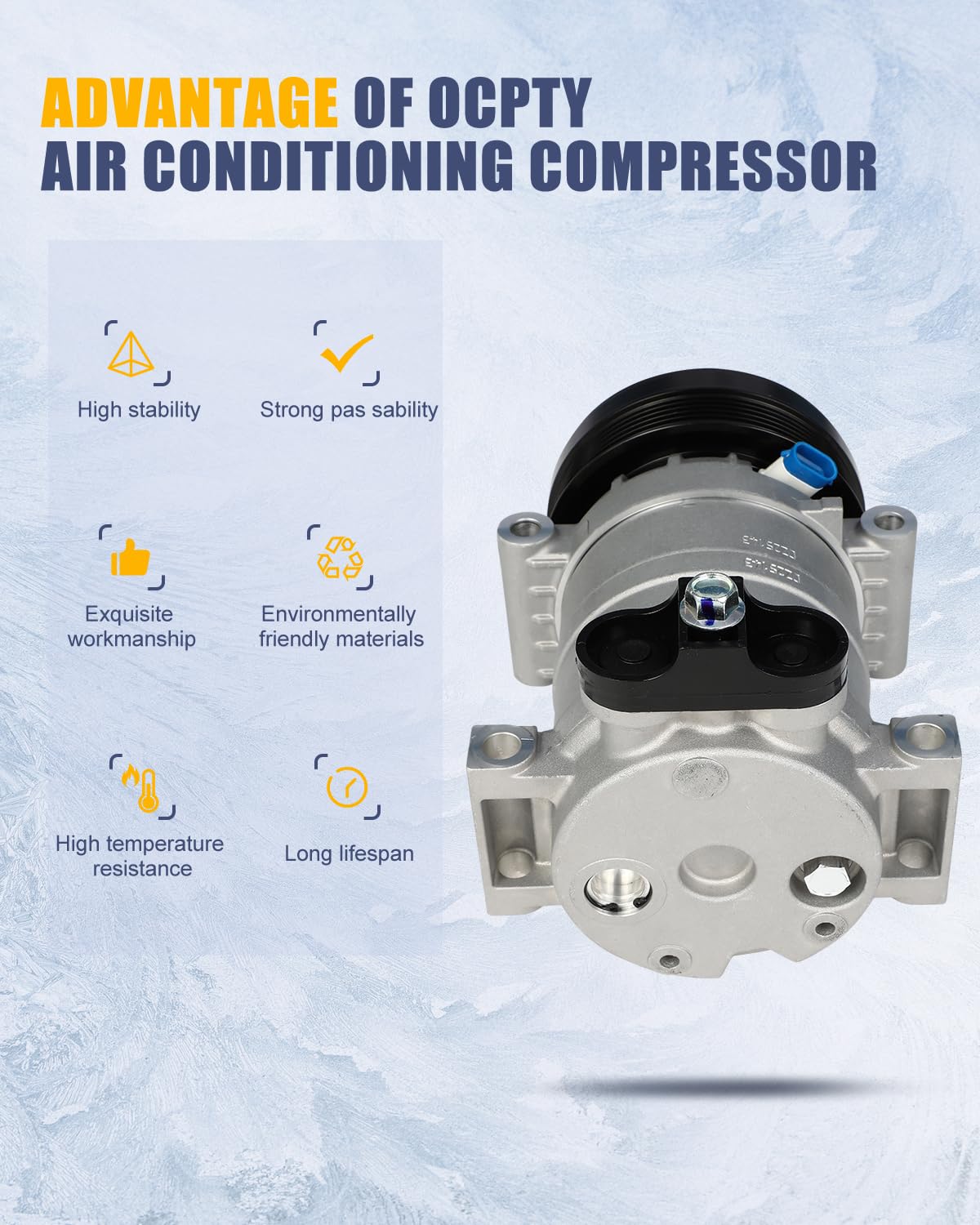 Replacement AC Compressor GM Trucks AC Compressor For Chevy Silverado ...