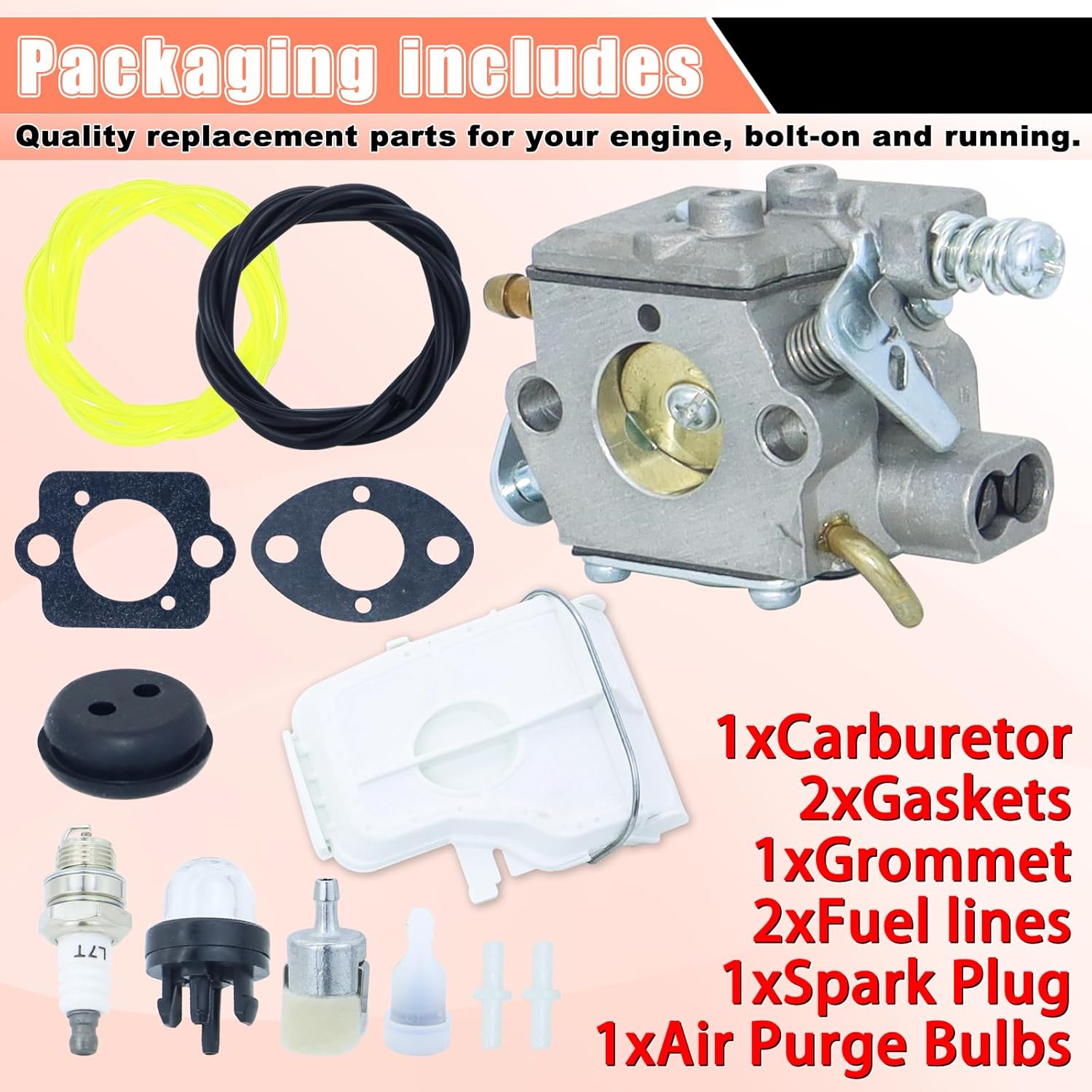 CS-310 Chainsaw Carburetor for Echo CS310 WT-946 30.5cc Easy-Starting Chainsaw Replaces A021001700