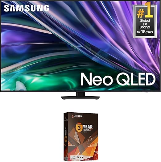 Samsung QN65QN85DBFXZA 65 Inch Neo QLED 4K Smart TV with Dolby Atmos and 3 Year Amber Protection Plan (2024)