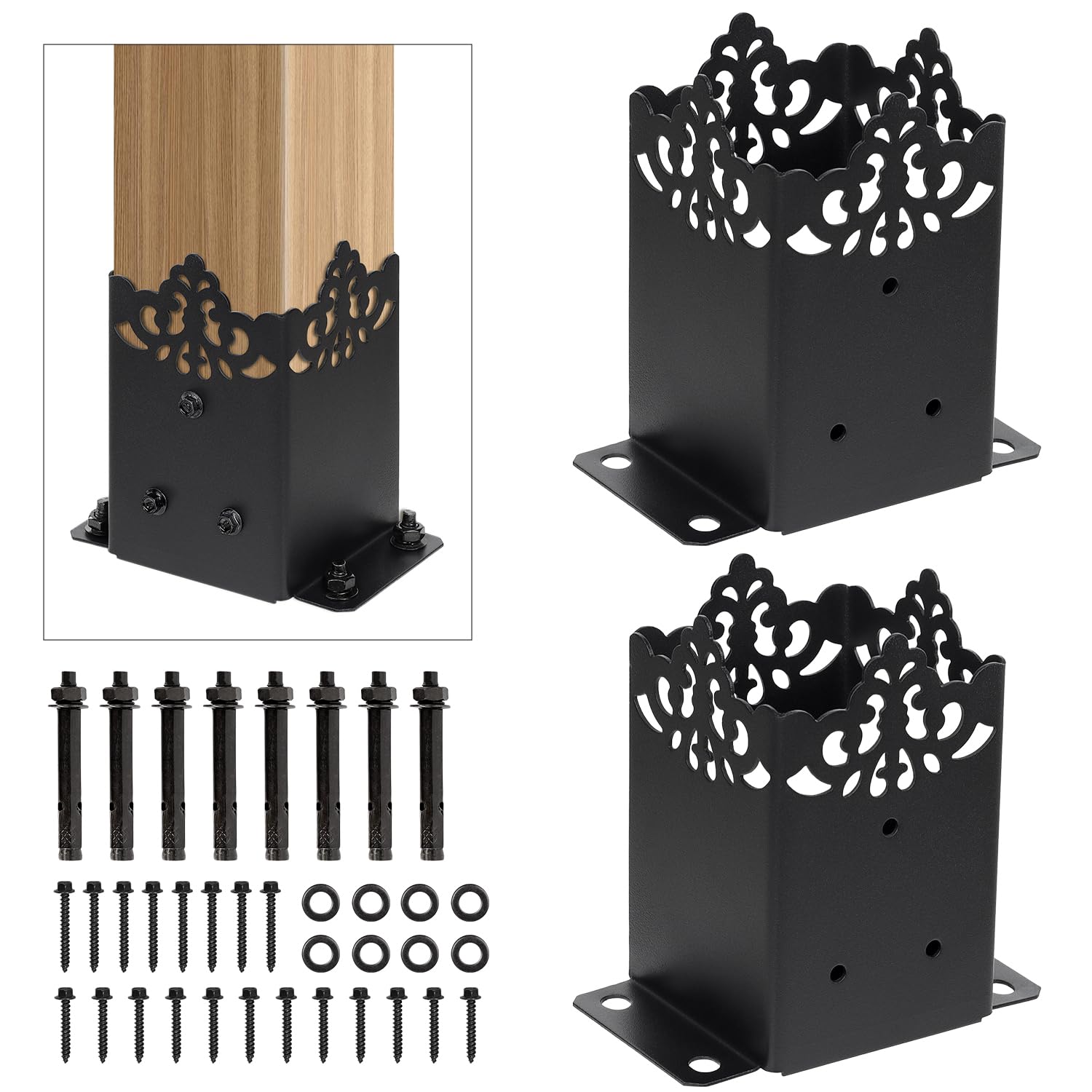 Decorative Mailbox Brackets Seashell Mailbox Bracket, Weatherproof PVC