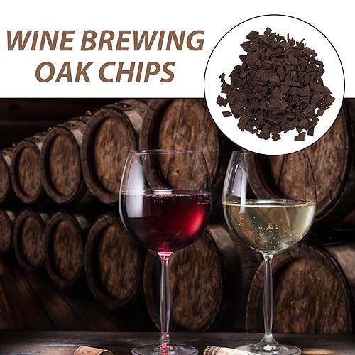 Miniatura 4 de Kichvoe 1 paquete de chips de roble francés, chips de roble de vino tinto, fabricación de vino, piezas de roble para vino o cerveza casera, 3.53 oz