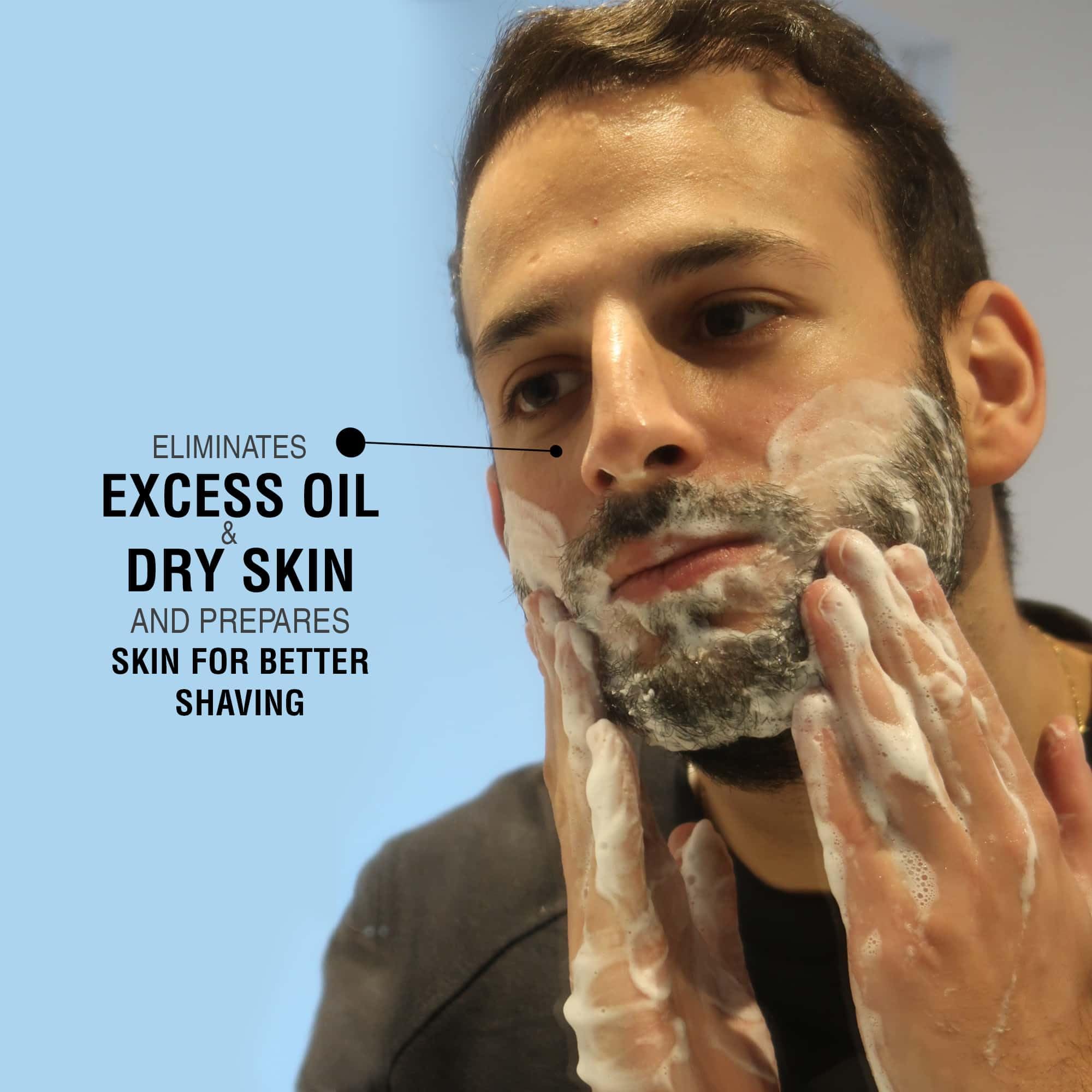 Gentlehomme - Detergente e scrub viso per uomo: detergente viso esfoliante quotidiano per uomo: ingredienti di origine vegetale