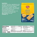 Schar Gluten-Free Crackers - Non GMO, Lactose Free, Preservative Free, Gluten-Free Saltine Crackers, 6 Individually Wrapped Packs, 210g