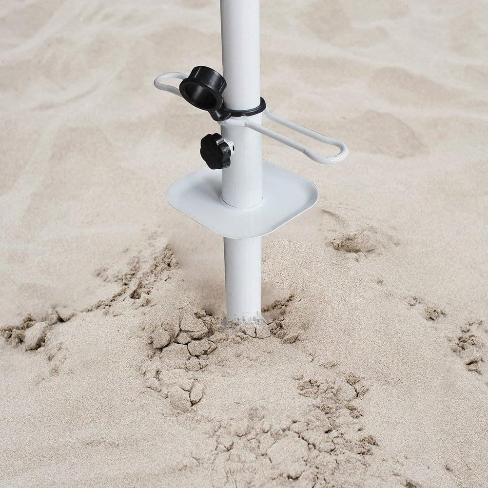 Base Ombrellone Spirale Ferro 35cm Antivento