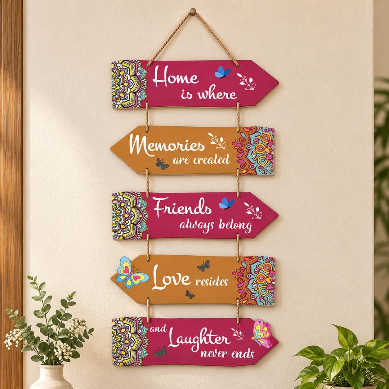 Artvibes Wooden Wall Hangings - Inspirational Quotes -1 Artvibes Wooden Wall Hangings - Inspirational Quotes -1