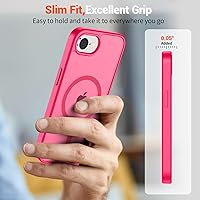 Vista 405 de SUPFINE - Funda magnética para iPhone 13 Pro Max (compatible con MagSafe), (protección contra caídas de grado militar de 10 pies), delgada, Negro