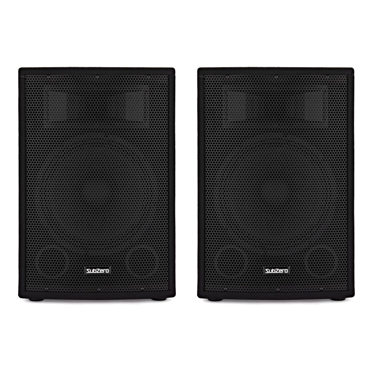 SubZero C12A 600 W Enceintes Sono Actives, Paire