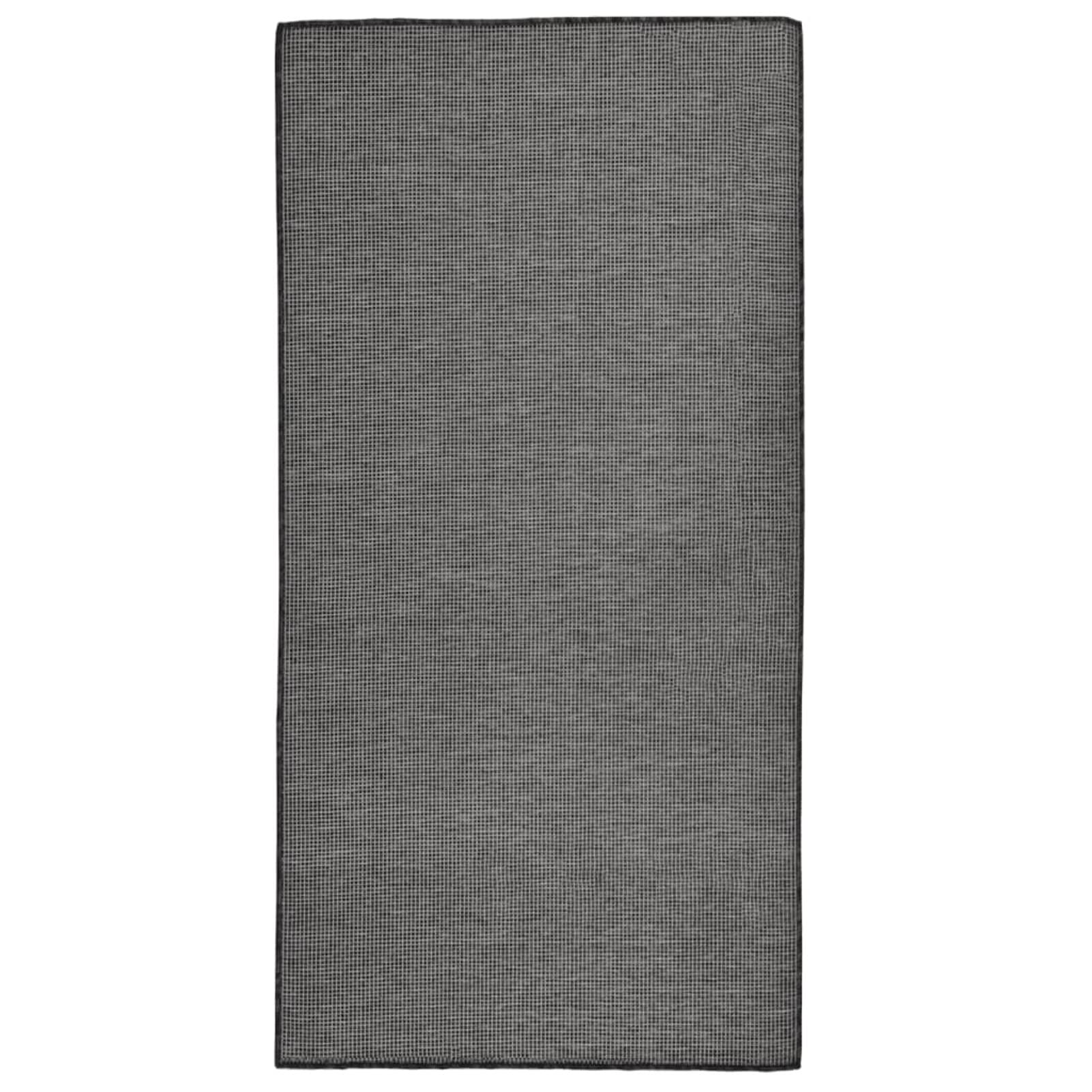 Tapis de salon moderne gris 100 x 200 cm pour une salle d'étude ou terrasse cosy