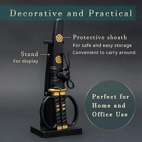 Miniatura 4 de Tijeras japonesas con forma de espada samurái Katana de 7.3 pulgadas (Sanada Yukimura)