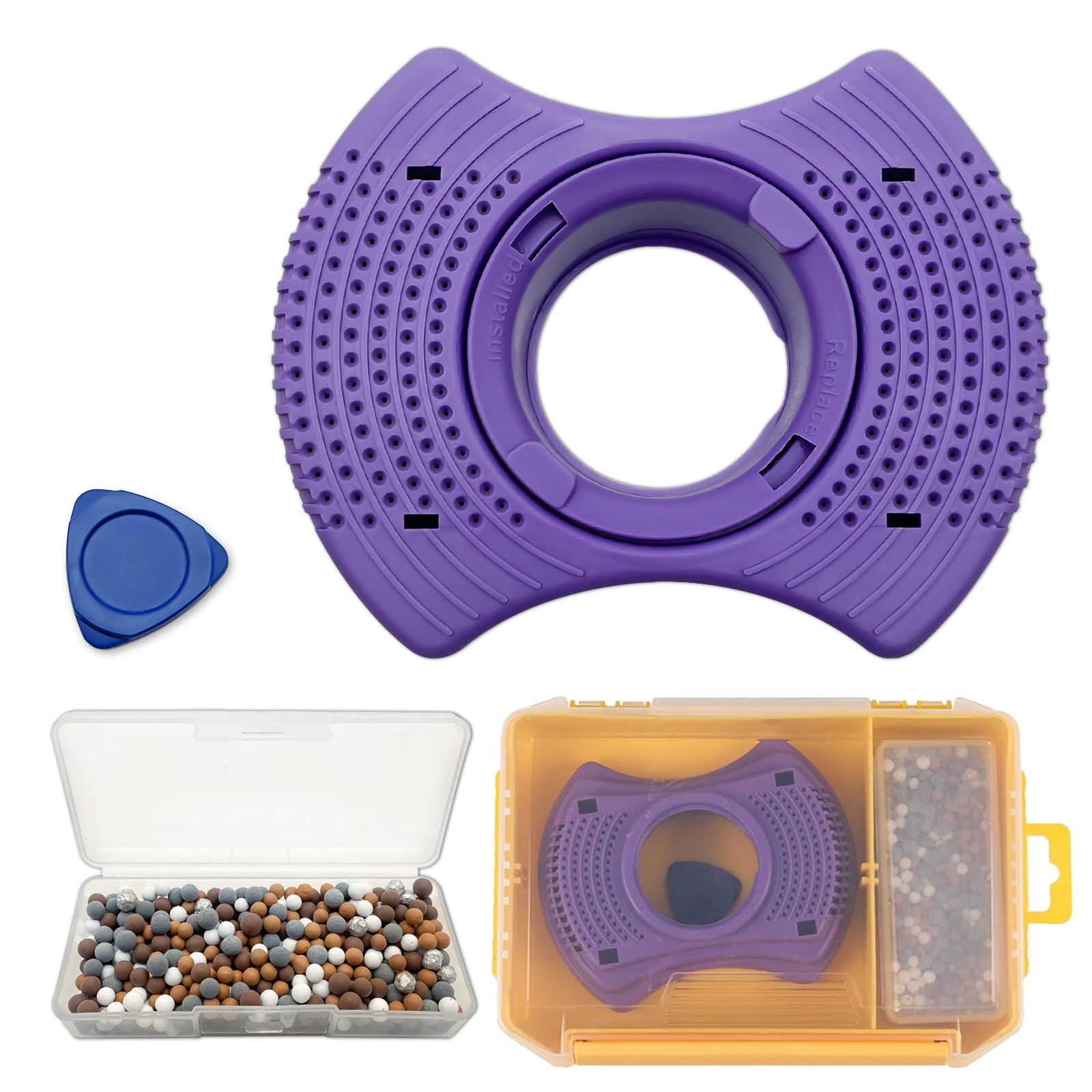 01512-261 Vision for Hot Tub Filter Cartridge, Spa Mineral Filter for Hot Tub Replacement Filter Sanitizing System to Improve Bather Comfort and Keep Pool Tubs Clean