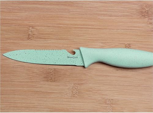 Miniatura 5 de Neal LINK Juego de cuchillos rosados con cuchillos de bloque juego de cuchillos de cocina rosados para pelador de cocina