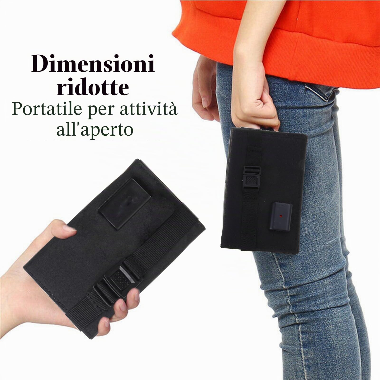 Pannello solare pieghevole USB da 100 W, piastra pieghevole portatile per esterni, batteria da viaggio