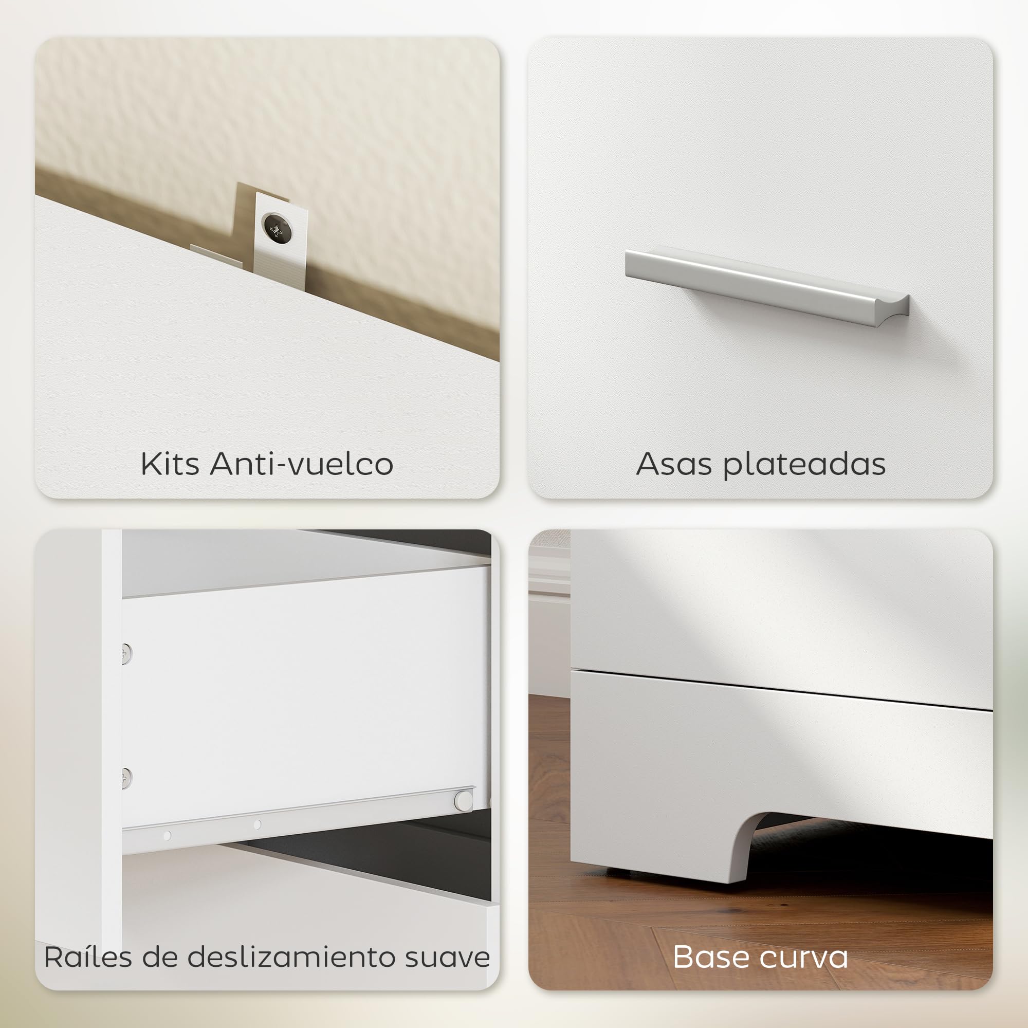 HOMCOM Estantería para Libros de 6 Niveles, 79x39,5x182,2 cm, Blanco | Librería con 3 Cajones, 3 Estantes Abiertos, Armario Alto, para Salón, Estudio, Oficina