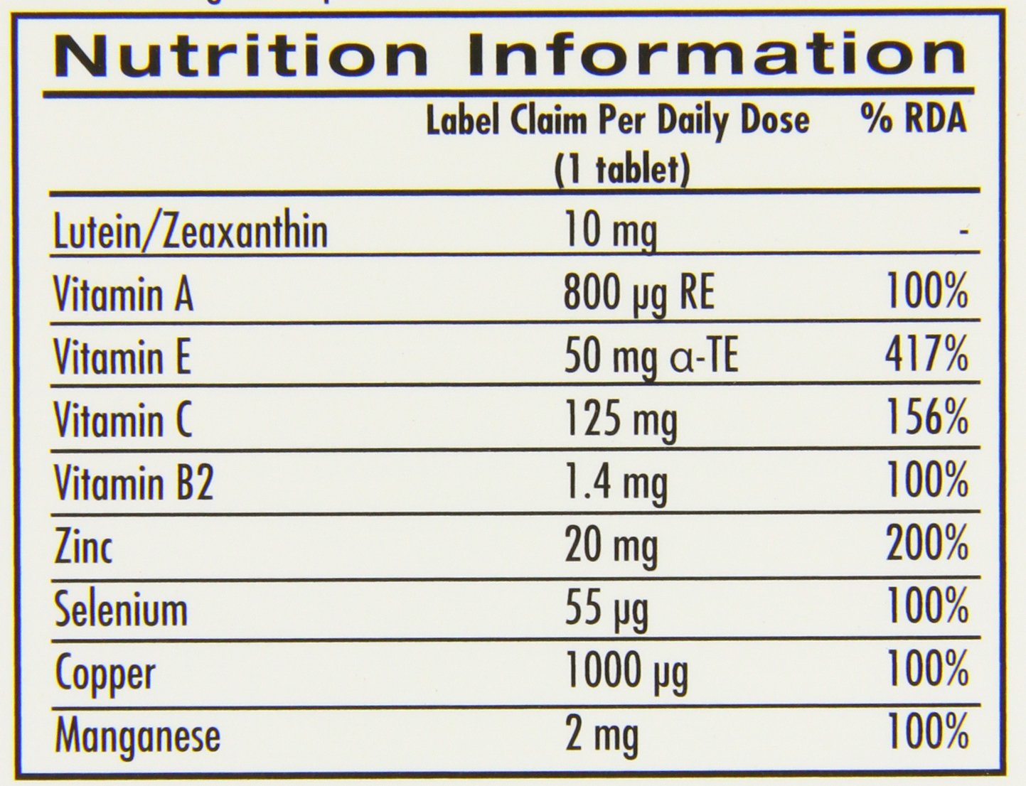 I-Caps Lutein and Zeaxanthin Dietary Supplement for Healthy Eyes 30 Tablets — Amazon image 5