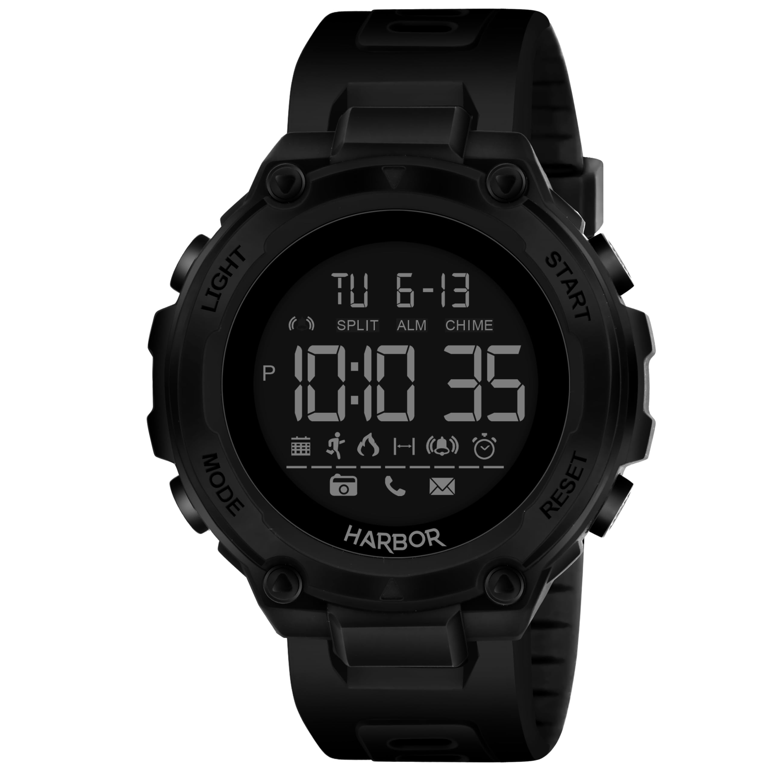 Harbor Black Multi-Funaction Digital Men Sports Watch for Men & Boys