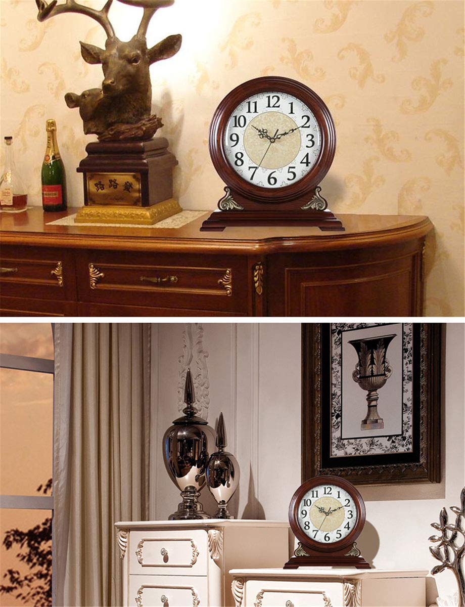 Horloge De Cheminée Vintage Laiton Carillon Westminster - Mouvement Silencieux à Piles