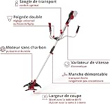 Einhell Cordless Brush Cutter 36V Power X-Change, Powerful Weed Trimmer With Metal Blades, Without Battery AGILLO 36/255 Solo - 3