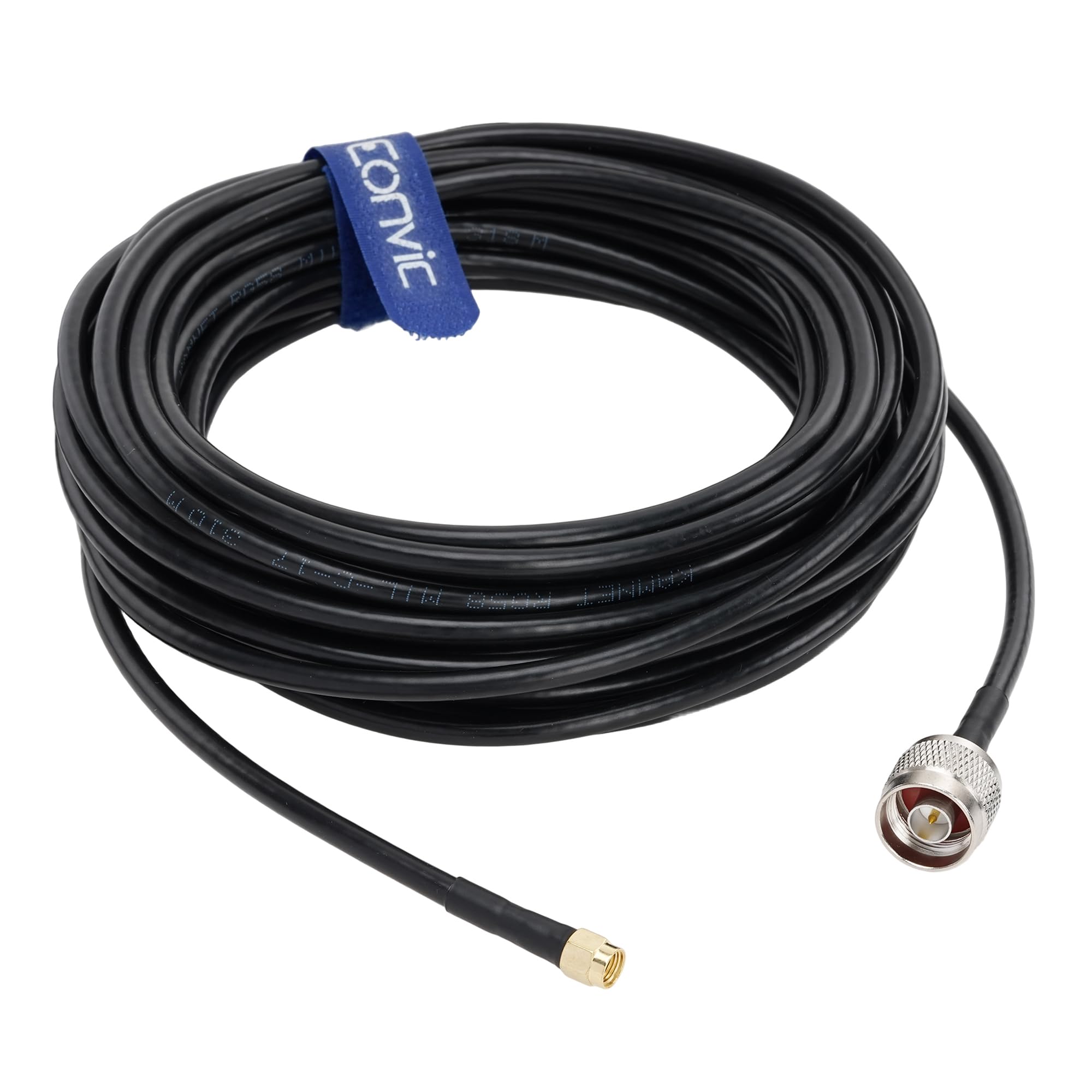 Câble coaxial RF Pigtail RP-SMA mâle avec broche femelle vers prise mâle de type N RG58 à faible perte pour antenne WiFi (15 m)