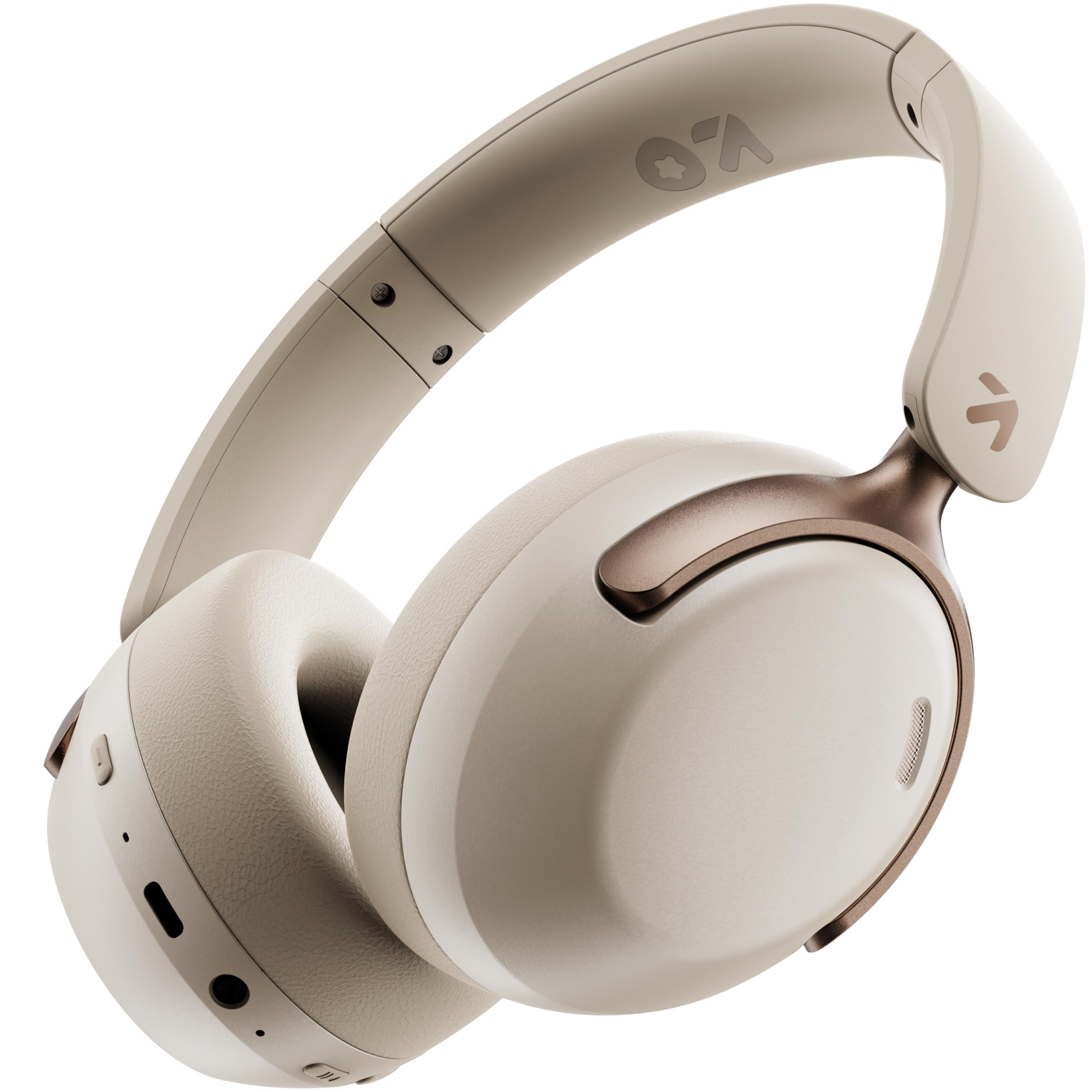 Boult Newly Launched Soniq Over Ear Bluetooth Headphones with 70H Playtime, 40mm Bass Drivers, Zen™ ENC Mic, Type-C Fast Charging, Dual Device Pairing, BTv 5.4, AUX Option, Wireless Headphones (White)