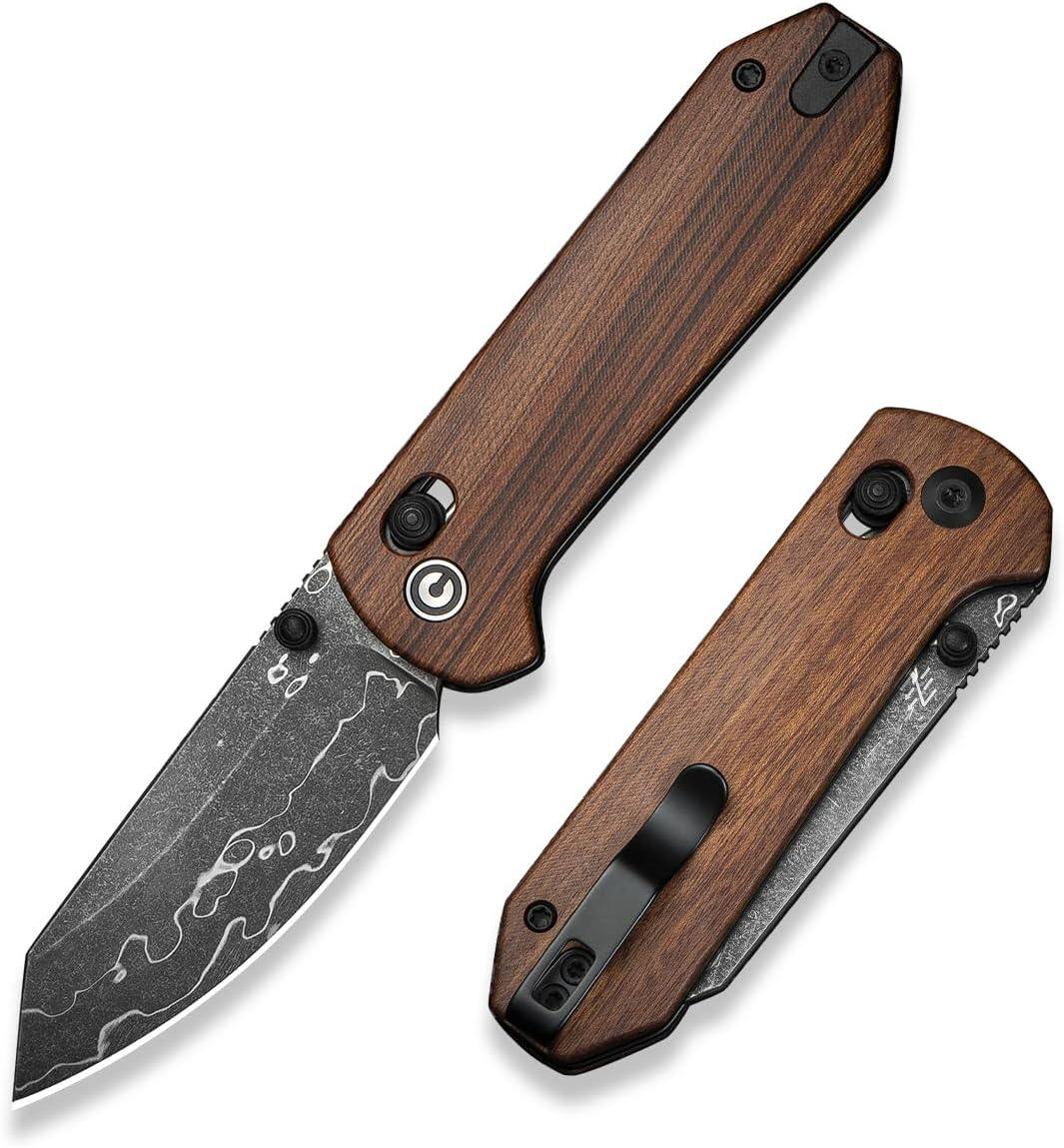 CIVIVI Yonder folding knife with damascus blade