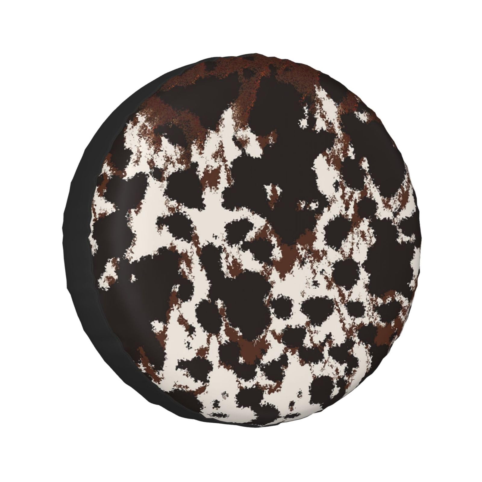 Vintage Leopard Print Spare Tire Cover Wheel Protectors Tyre Covers Weatherproof Wheel Covers Universal Fit for Trailer Rv SUV Truck Camper Travel Trailers 15"