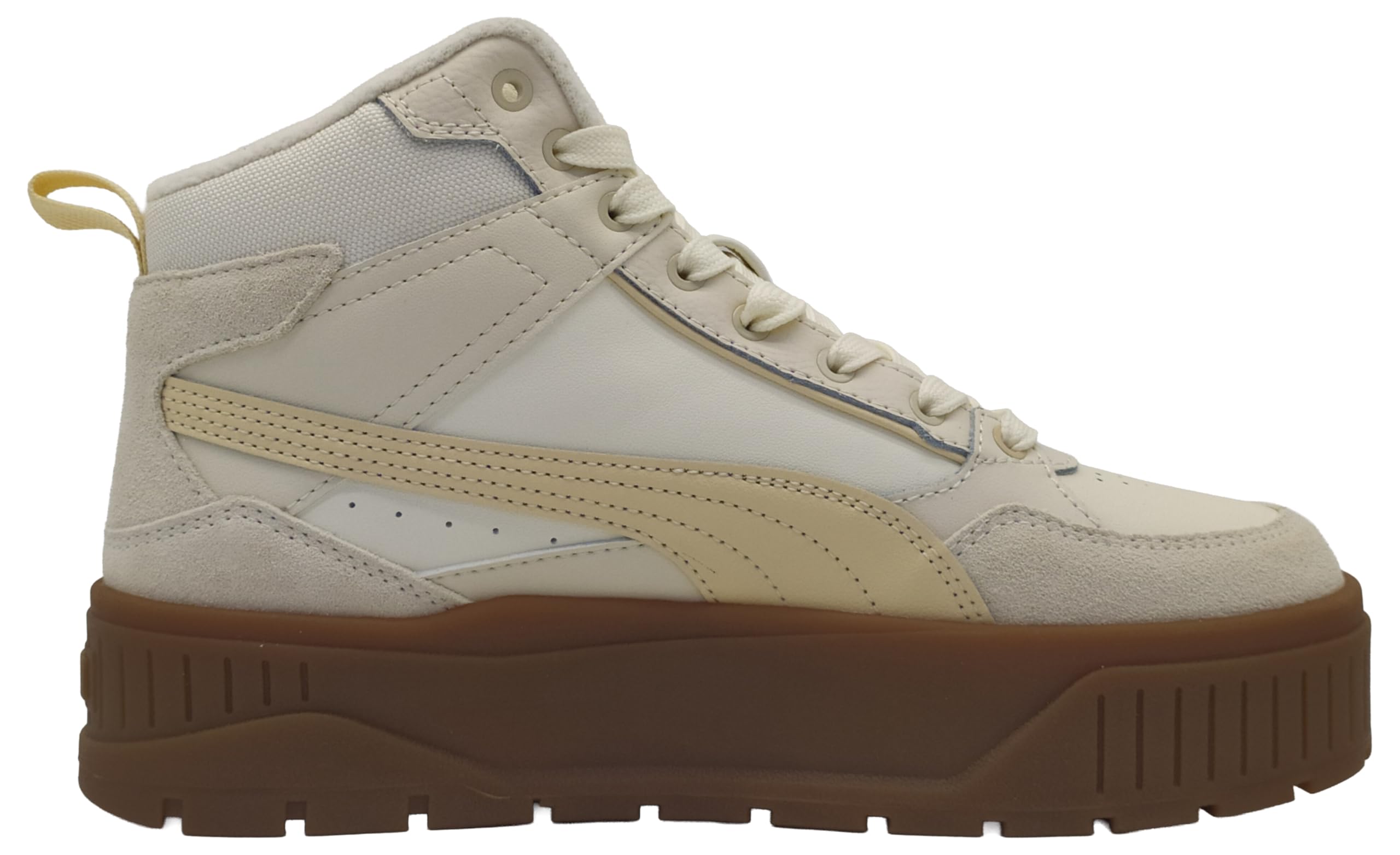 Puma Damen Karmen Ii Idol Mid ShoesPUMA Damen Karmen II Idol Mid Schuhe, White-Mauve Mist-Feather Gray, Größe 40