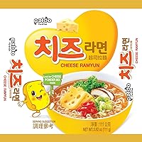 Vista 4 de Paldo Paquete familiar de ramen coreano (queso) 3.92 oz (paquete de 4)